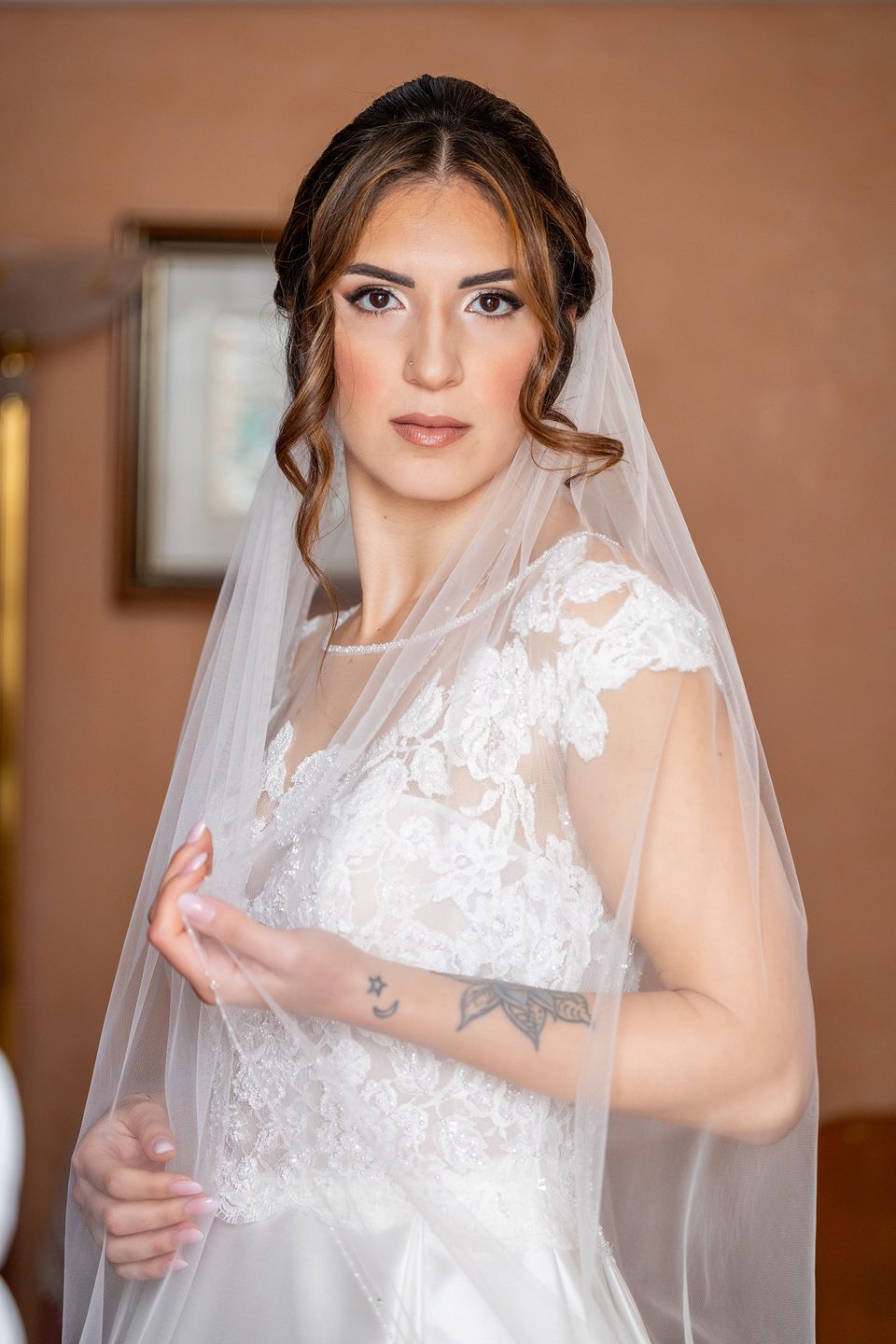 Ritratto la sposa velo