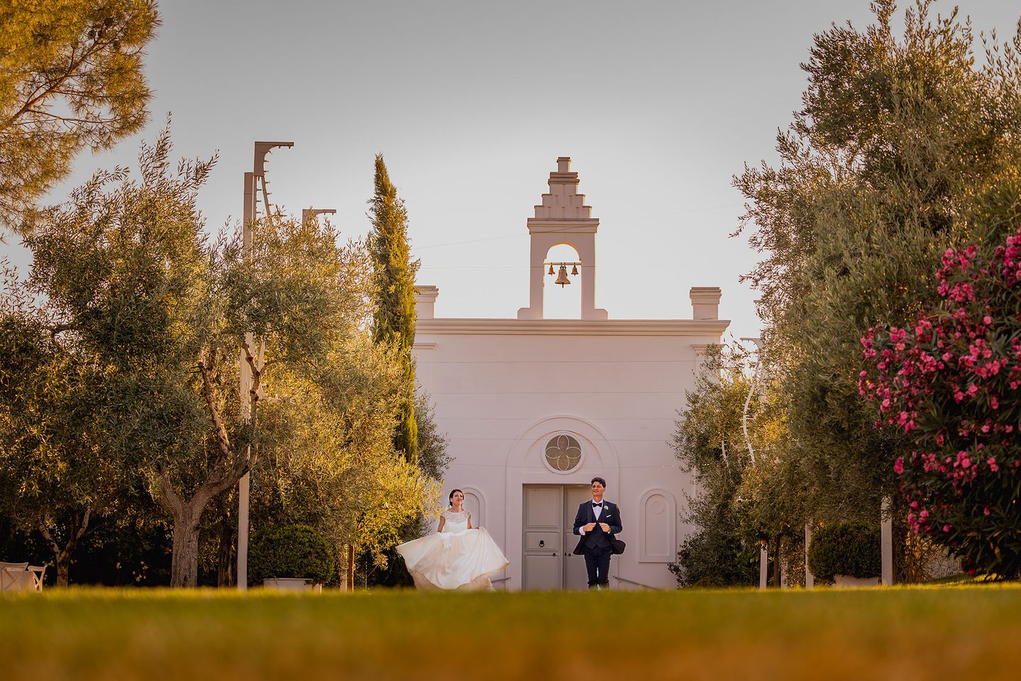 Gli sposi chiesetta masseria